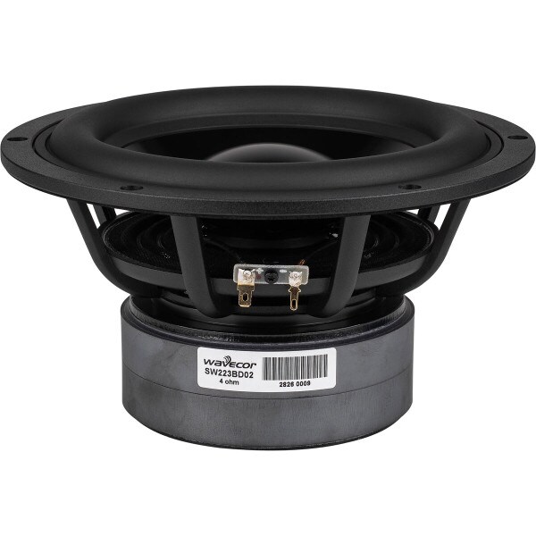 Main product image for Wavecor SW223BD02 8-3/4" Black Aluminum Cone Subwoo 298-1064